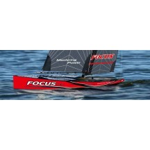 Barco de vela Joysway Focus III Sailboat 995mm 2.4G RTR (R) JW8812V3R