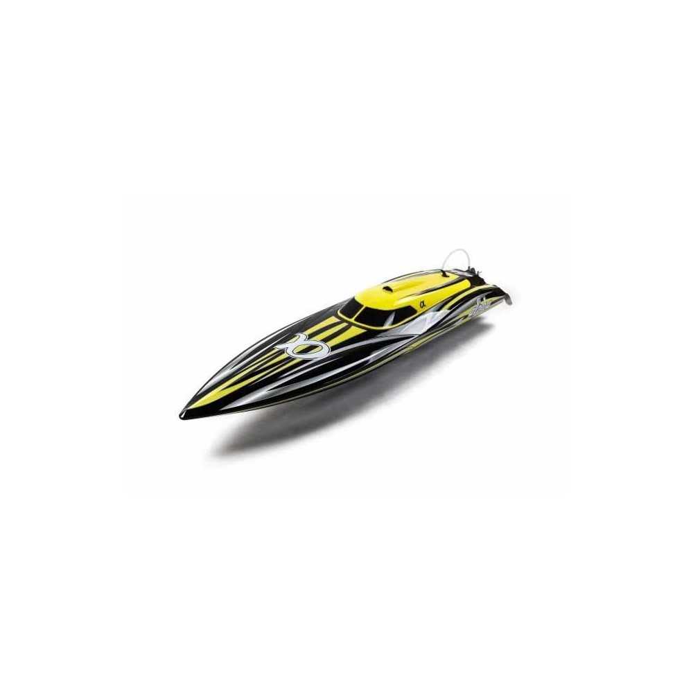 Barco Joysway Alpha Deep Vee Brushless Elec ABS 1060mm 2.4G ARTR (Y) JW8901Y-ARTR Barco Joysway Alpha Deep Vee Brushless Elec ABS 1060mm 2.4G ARTR (Y) JW8901Y-ARTR