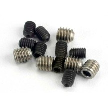Tornillos Grub Traxxas 3x4mm (8) y 4x4mm de Acero inoxidable (4) TRX1548