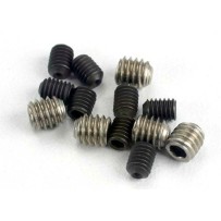 Tornillos Grub Traxxas 3x4mm (8) y 4x4mm de Acero inoxidable (4) TRX1548