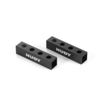 Hudy Chassis Droop Gauge Support Blocks (20 mm) For 1:8, 1:10 (2), H107701 H107701
