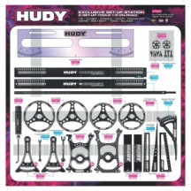 HUDY SET-UP TOOLSET 1/8 ON-ROAD CARS H108051