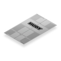 Hudy PLASTIC SET-UP BOARD DECAL 331x545mm - 1/8 ON-ROAD H108560