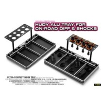 HUDY ALU TRAY FOR ON-ROAD DIFF & SHOCKS H109800