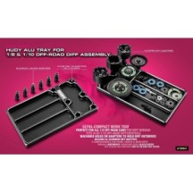 HUDY ALU TRAY FOR 1/8 OFF-ROAD DIFF ASSEMBLY, H109841 H109841
