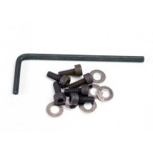 Traxxas Backplate screws (3x8mm hex cap) (6) washers (6) wrench TRX1552