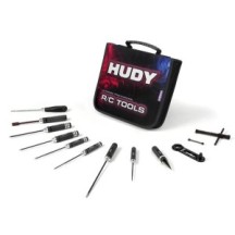 Hudy Set Of Tools + Carrying Bag - For Nitro Touring Cars, H190002 H190002
