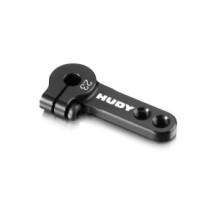 Hudy ALU CLAMP SERVO HORN - KO PROPO, JR, SANWA, AIRTRONICS - 2-HOLE - 23T H293404