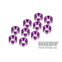 Hudy Alu Countersunk Shim - Violet (10), H296510-V H296510-V