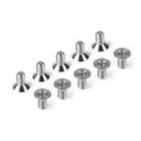 Xray hudy titanium flat head screw m3x6 (10) h903306-t