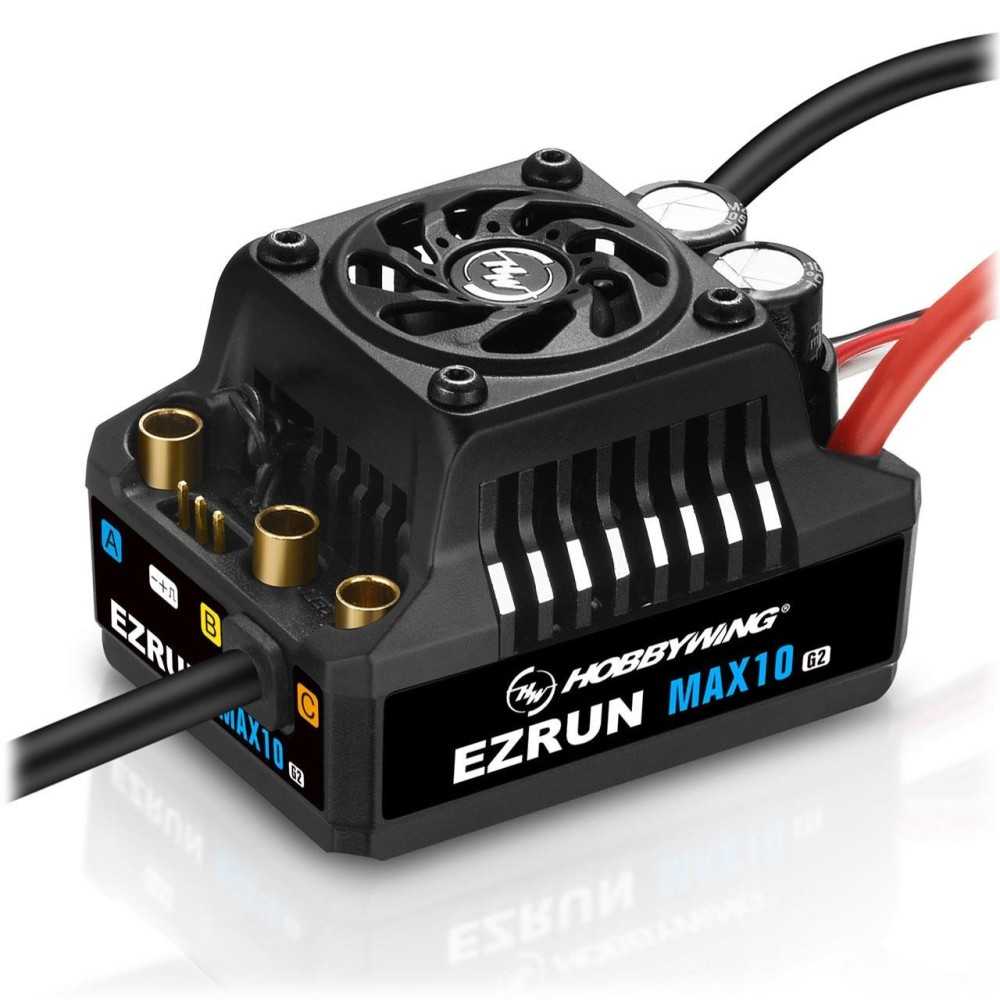 Variador Ezrun MAX10 G2 ESC 80 Amp 2-3s LiPo BEC 5A HW30102604 Variador Ezrun MAX10 G2 ESC 80 Amp 2-3s LiPo BEC 5A HW30102604