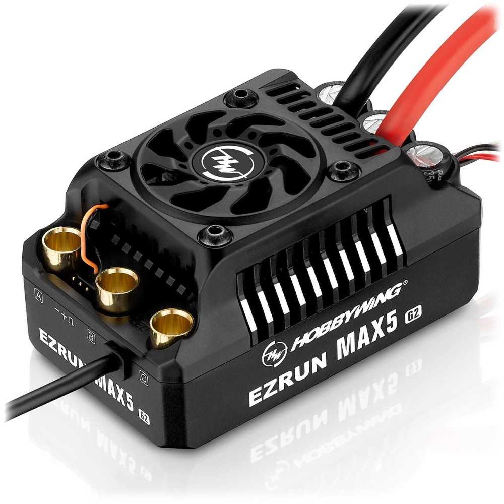 Variador Ezrun MAX5 HV G2 ESC 250 Amp, 6-12s LiPo, BEC 8A HW30104200