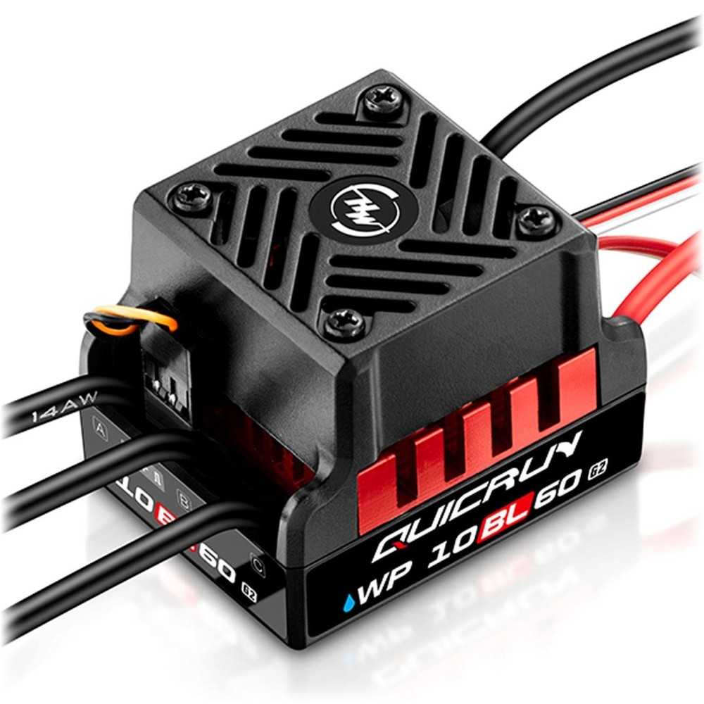 Hobbywing QuicRun WP10BL60 G2 Brushless ESC 60A 2-3s for 1:10 HW30107300