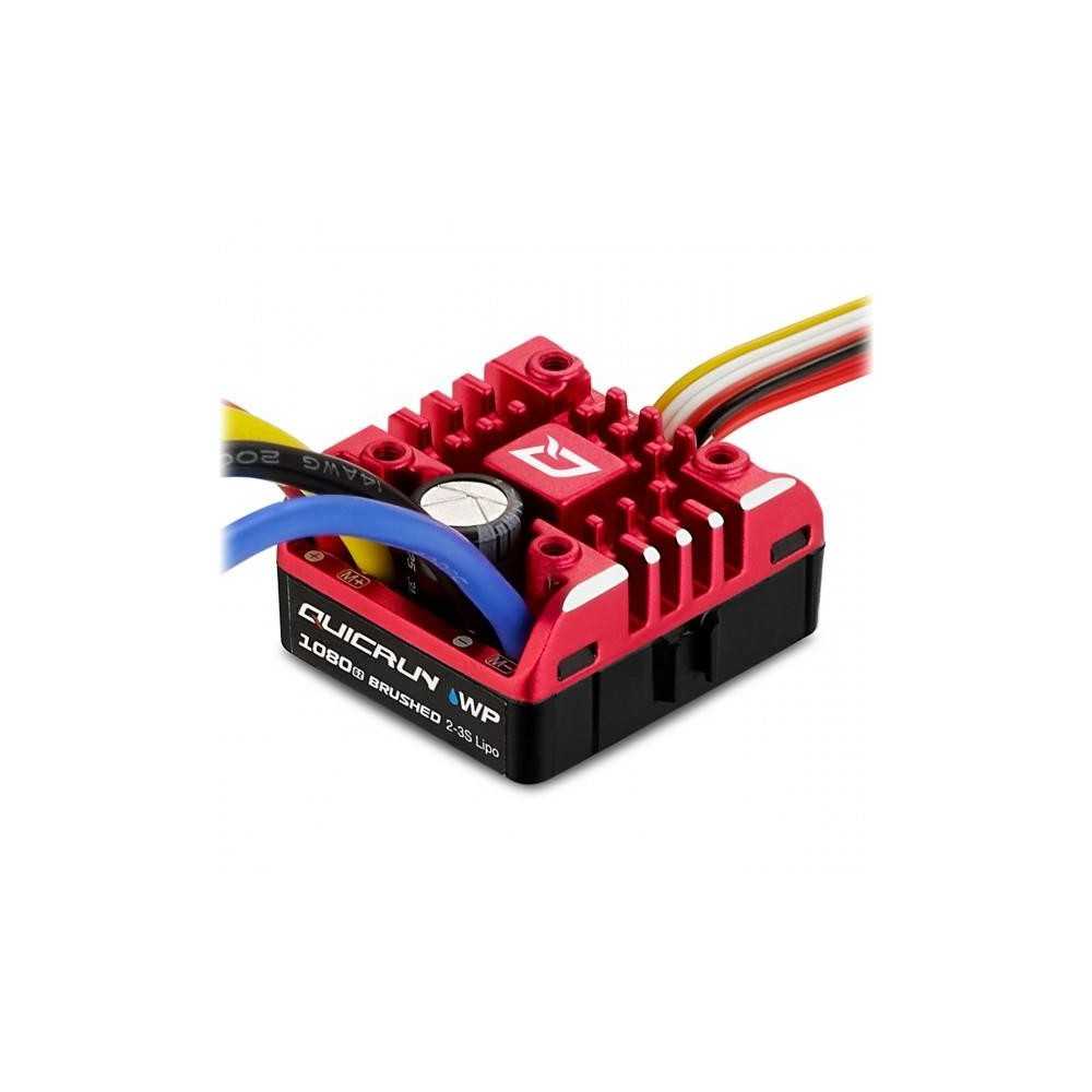 Hobbywing QuicRun WP1080-G2 Crawler Brushed Regler 80A, BEC 4A HW30120202 Hobbywing QuicRun WP1080-G2 Crawler Brushed Regler 80A, BEC 4A HW30120202