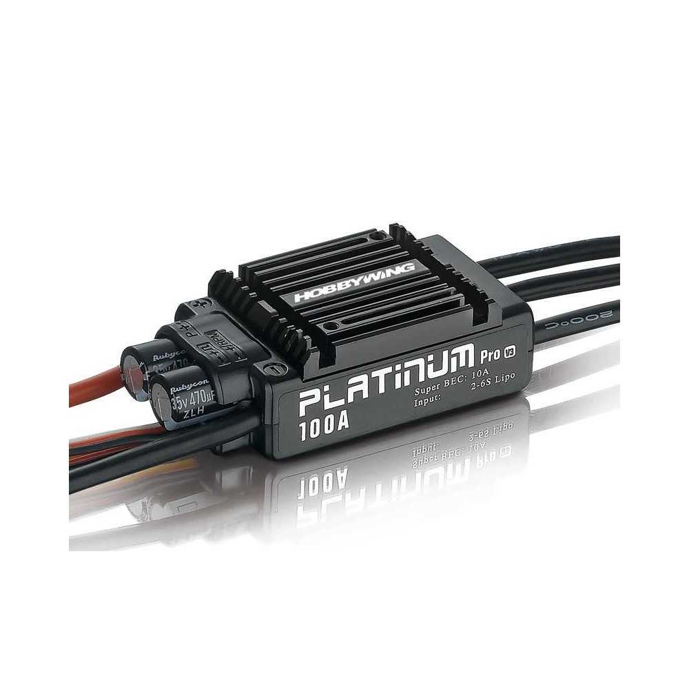 Hobbywing Platinum Pro 100A ESC V3 2-6s, 10A BEC HW30203900