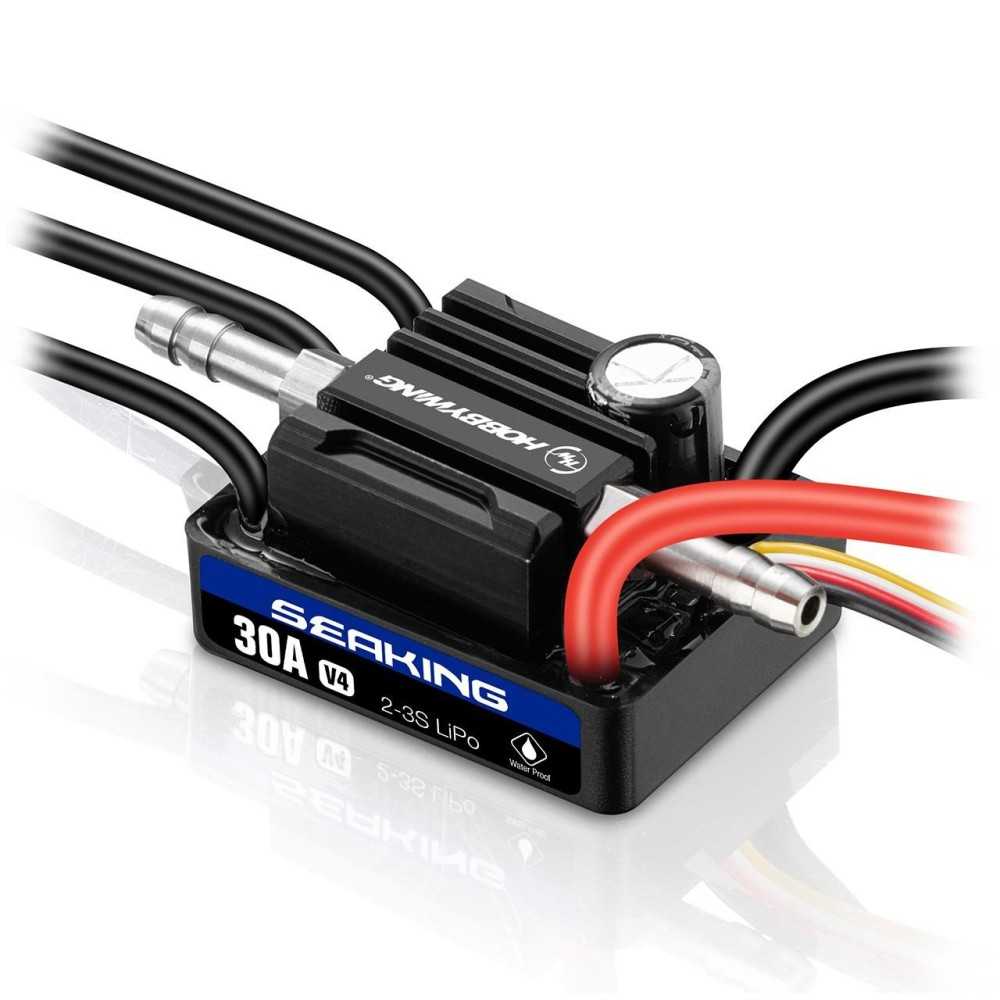 Hobbywing Seaking 30A Boat ESC V4 2-3s LiPo HW30302061 Hobbywing Seaking 30A Boat ESC V4 2-3s LiPo HW30302061