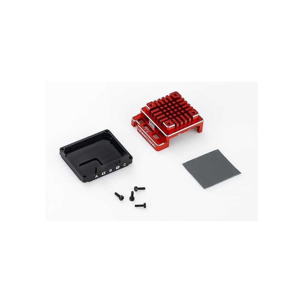 Carcasas de aluminio X120A V3.1 rojo Hobbywing HW30800001