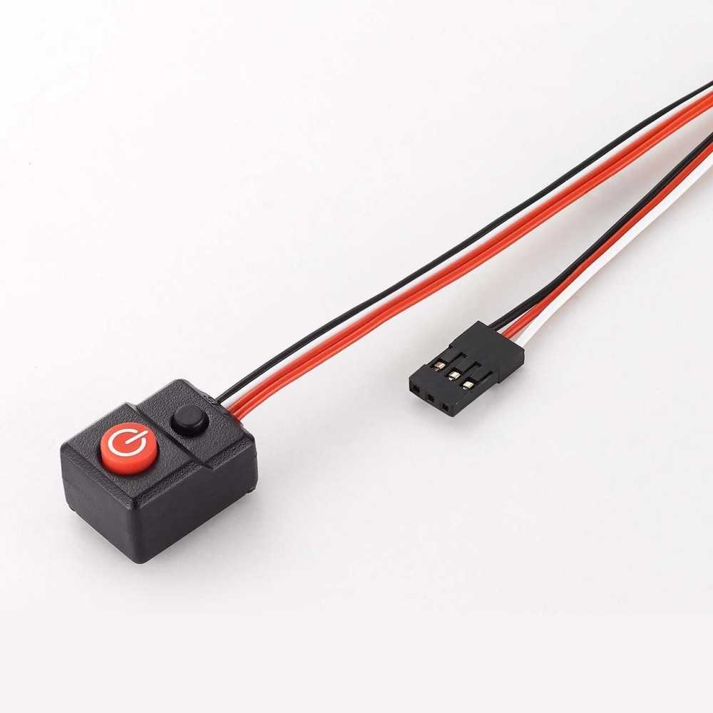 Hobbywing Switch for XR8-SCT MAX10-SCT, MAX10, Crawler Brushed HW30850008 Hobbywing Switch for XR8-SCT MAX10-SCT, MAX10, Crawler Brushed HW30850008