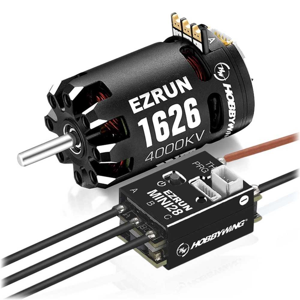 Hobbywing Mini28 Combo with 1626SD 4000kV HW38010605 Hobbywing Mini28 Combo with 1626SD 4000kV HW38010605