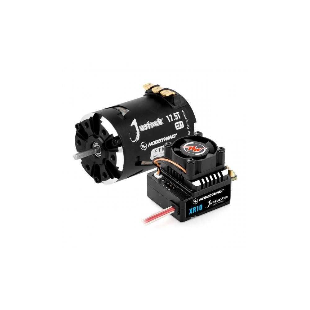 Hobbywing Xerun Justock Combo G3S and 17 Turn 2450kV for 1:10 Stock HW38020372 Hobbywing Xerun Justock Combo G3S and 17 Turn 2450kV for 1:10 Stock HW38020372