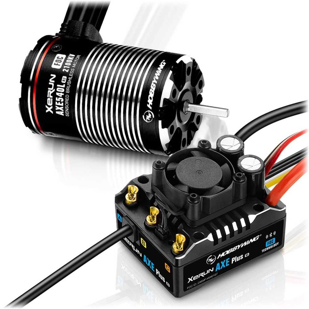 Hobbywing AXE Plus R3 540L 2100kV R2 Combo HW38020386 Hobbywing AXE Plus R3 540L 2100kV R2 Combo HW38020386