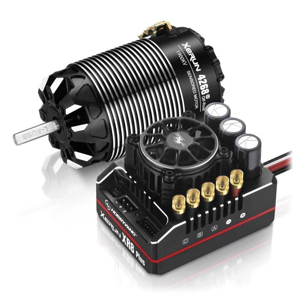 Hobbywing Xerun XR8 Plus G2S Combo with 4268 1900kV Motor Off-Road HW38020500 Hobbywing Xerun XR8 Plus G2S Combo with 4268 1900kV Motor Off-Road HW38020500
