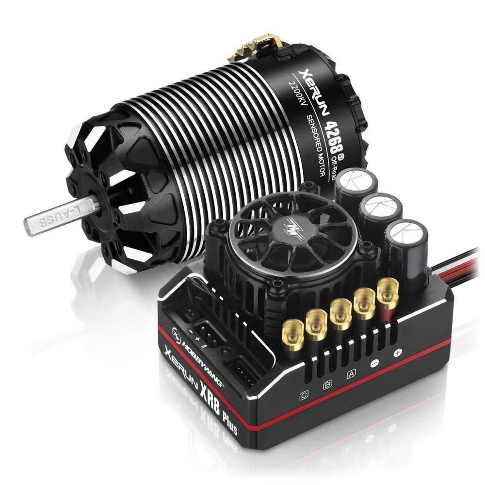 Hobbywing Xerun XR8 Plus G2S Combo with 4268 2200kV Motor Off-Road HW38020501 Hobbywing Xerun XR8 Plus G2S Combo with 4268 2200kV Motor Off-Road HW38020501