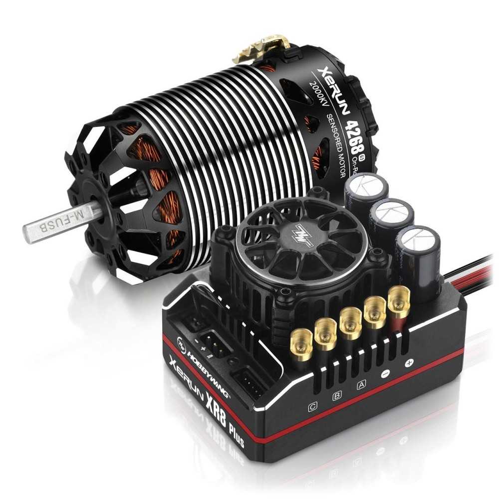 Hobbywing Xerun XR8 Plus G2S Combo with 4268 2000kV Motor On-Road HW38020502 Hobbywing Xerun XR8 Plus G2S Combo with 4268 2000kV Motor On-Road HW38020502