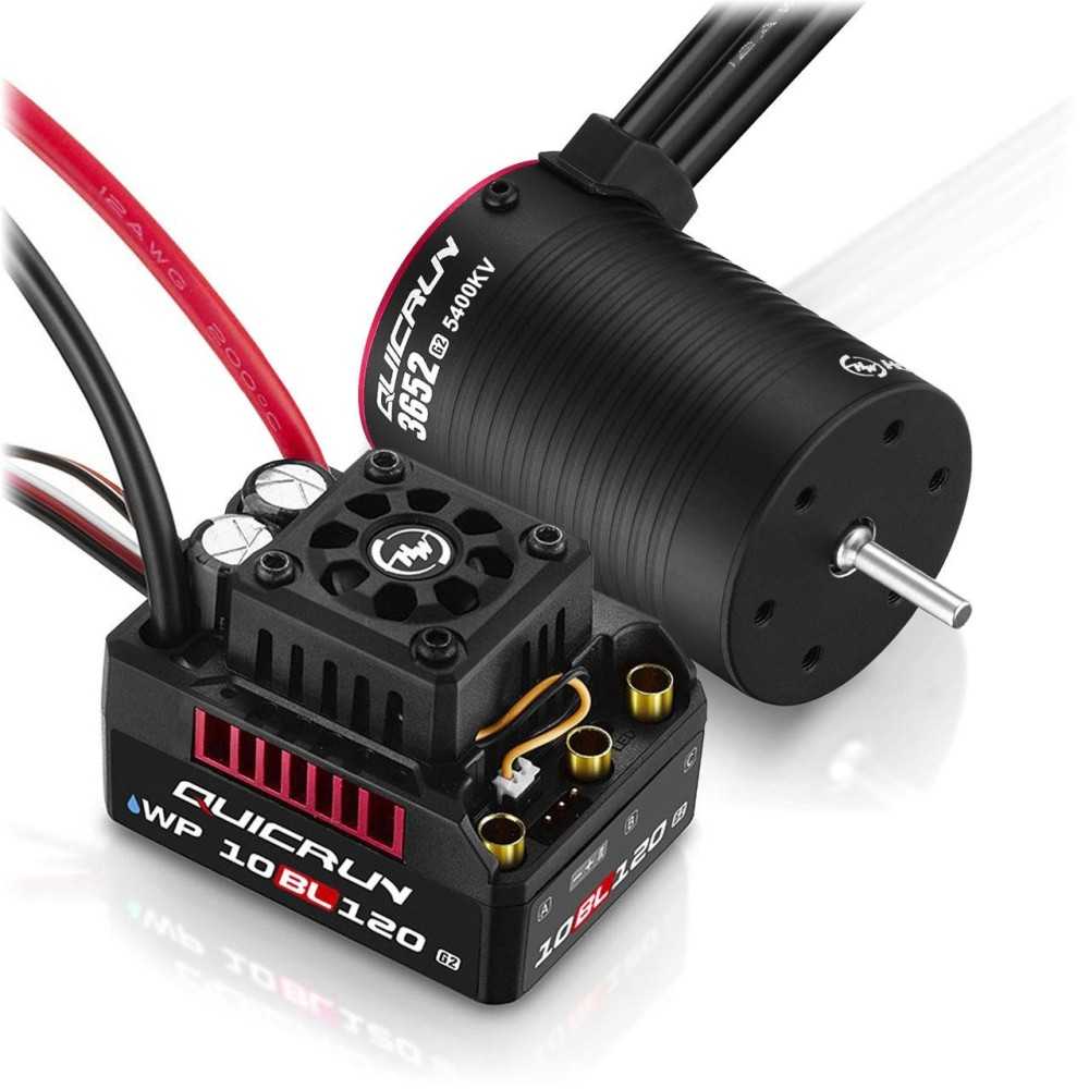 Hobbywing Combo WP10BL120G2 3652SL-5400kV-G2 HW38030209 Hobbywing Combo WP10BL120G2 3652SL-5400kV-G2 HW38030209
