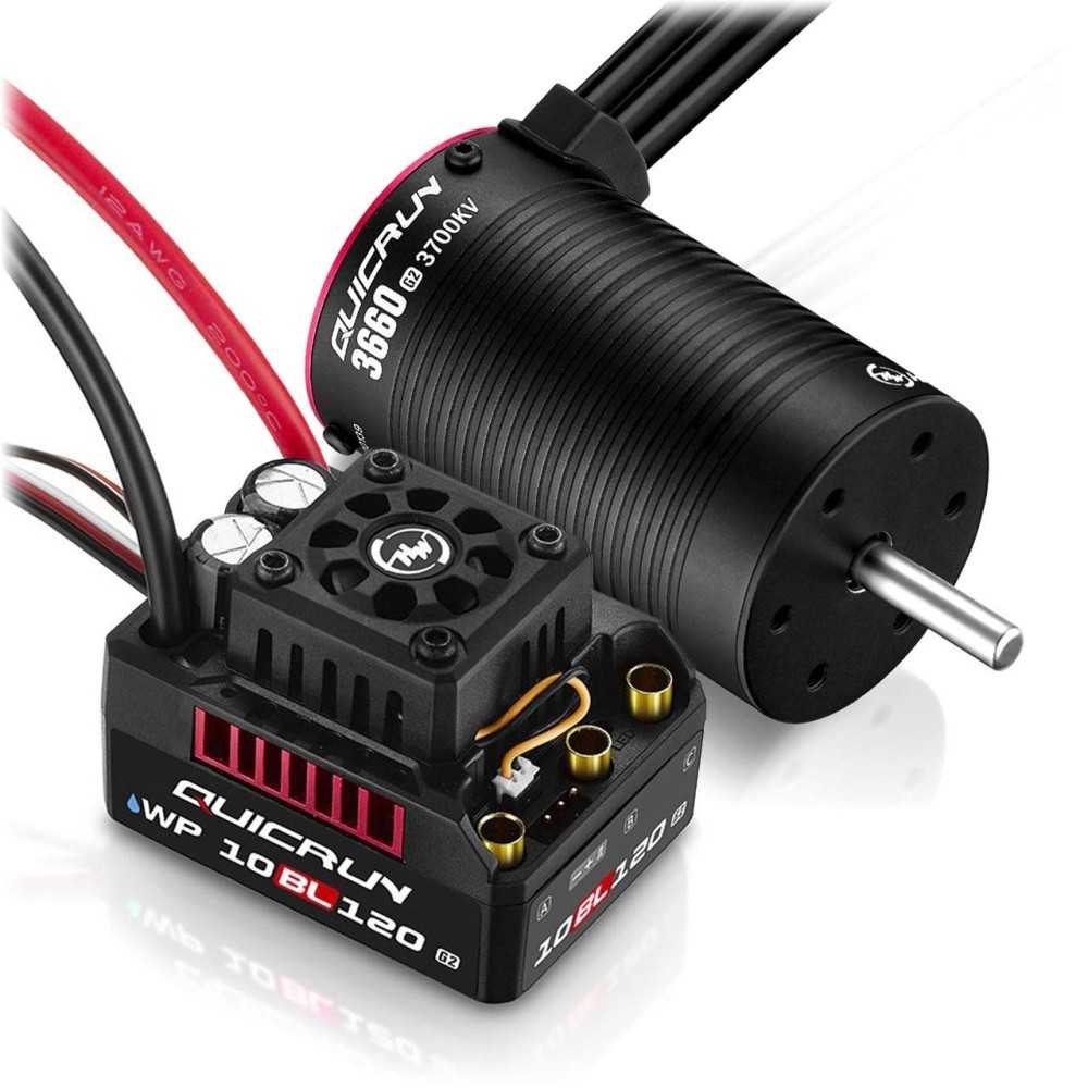 Hobbywing Combo WP10BL120G2 3660SL-3700kV-G2 HW38030211 Hobbywing Combo WP10BL120G2 3660SL-3700kV-G2 HW38030211