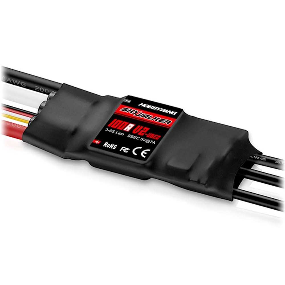 Hobbywing Skywalker V2 100A 3-6s, 7A BEC HW80060441 Hobbywing Skywalker V2 100A 3-6s, 7A BEC HW80060441