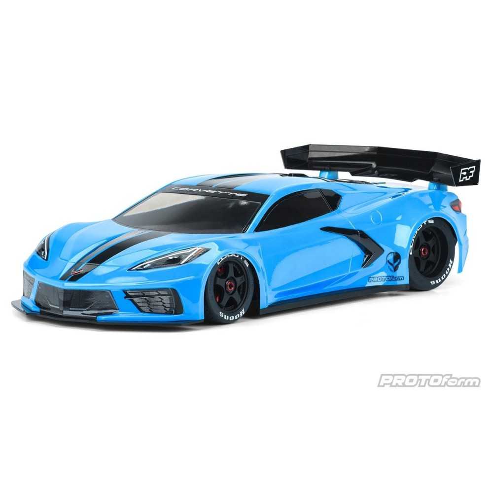Pro-line Chevrolet Corvette C8 Clear Body for ARRMA Felony & Infraction (PRM157700) PR1577-00 Pro-line Chevrolet Corvette C8 Clear Body for ARRMA Felony & Infraction (PRM157700) PR1577-00