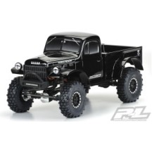 Pro-line 1946 Dodge Power Wagon Tough-Color (Black) Body for 12.3" (313mm) Wheelbase Scale Crawlers (PRO349918) PR3499-18