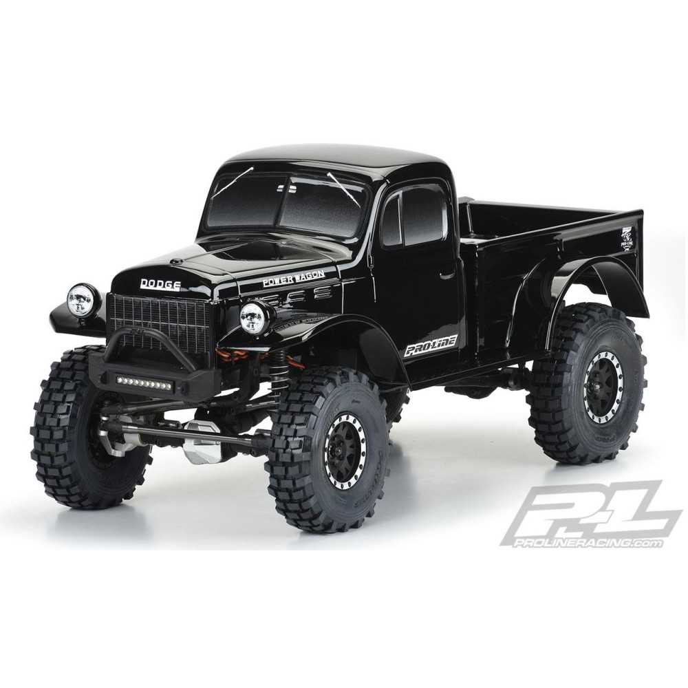 Carrocería Dodge Power Wagon 1946 Tough-Color negra crawler Carrocería Dodge Power Wagon 1946 Tough-Color negra crawler