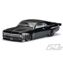 Pro-line 1969 Chevrolet Nova Tough-Color (Black) Body for Slash 2wd Drag Car & AE DR10 (PRO353118) PR3531-18