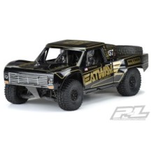 Carrocería Prepintada y precortada Ford F-100 Race Truck 1967 Heatwave Edition negra para Unlimited Desert Racer PR3547-18