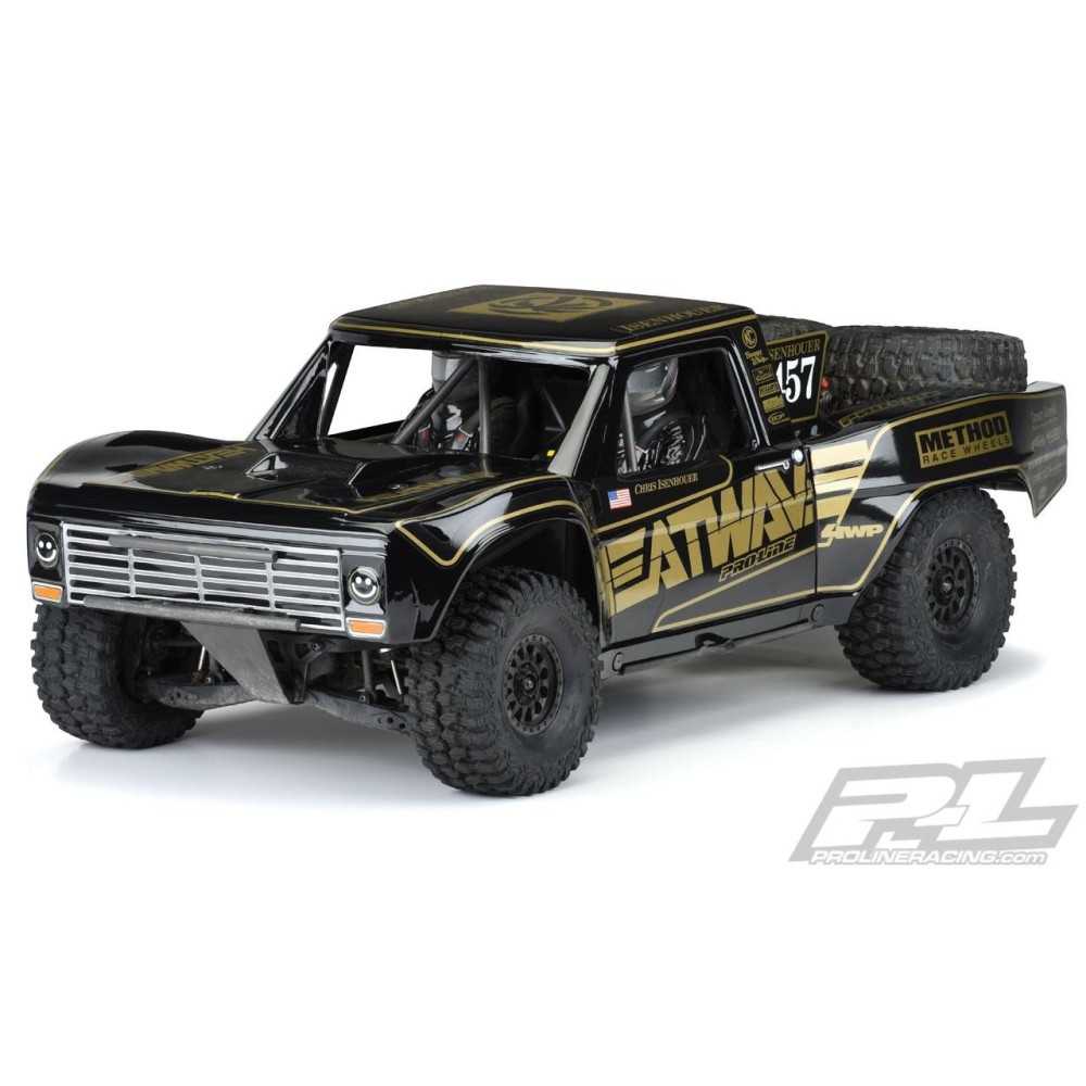 Carrocería Prepintada y precortada Ford F-100 Race Truck 1967 Heatwave Edition negra para Unlimited Desert Racer PR3547-18 Carrocería Prepintada y precortada Ford F-100 Race Truck 1967 Heatwave Edition negra para Unlimited Desert Racer PR3547-18