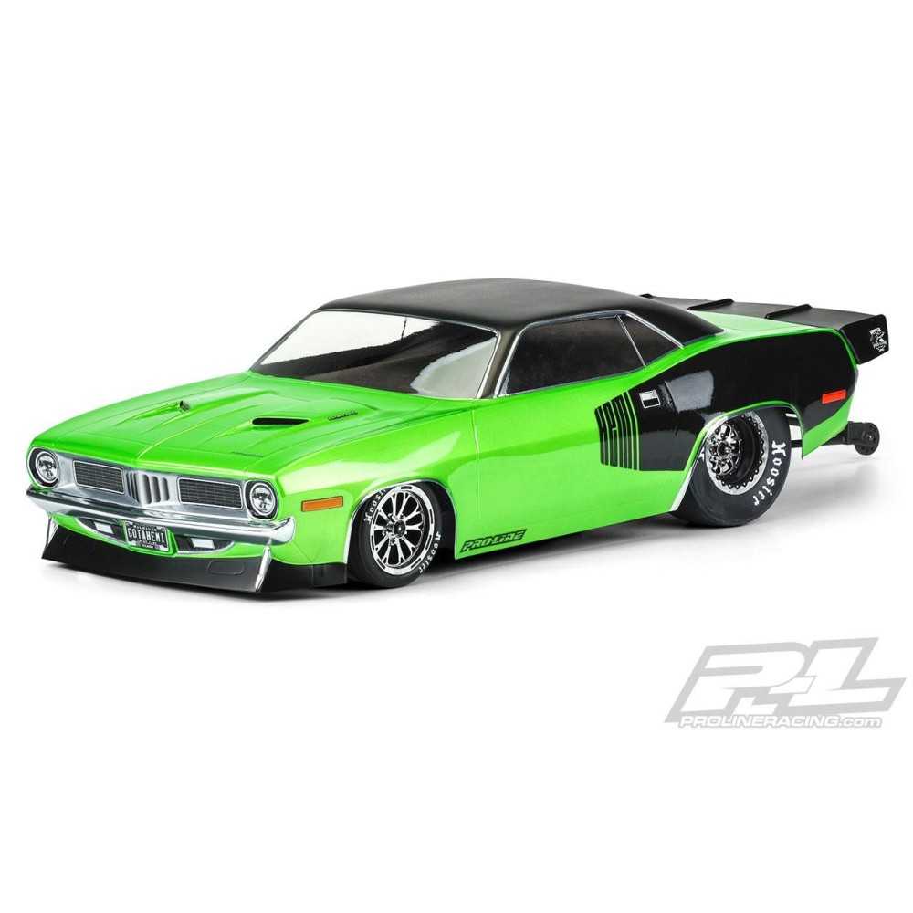 Pro-line 1972 Plymouth Barracuda Clr Bdy Slash 2wd Drg - 3550-00 (PRO355000) PR3550-00
