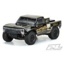 Carrocería Pre-cut Ford F-100 Race Truck 1967 Heatwave Edition Tough-Color negra para Slash 2WD PR3551-18