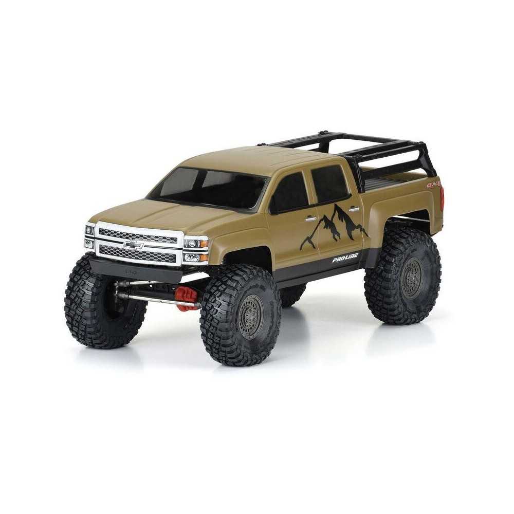 Pro-line 2015 Chevrolet Silverado Clear Body for 13.9" (353mm) Wheelbase Crawlers (PRO358500) PR3585-00 Pro-line 2015 Chevrolet Silverado Clear Body for 13.9" (353mm) Wheelbase Crawlers (PRO358500) PR3585-00
