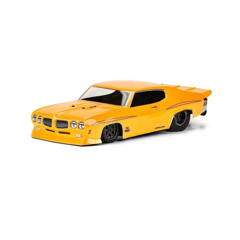 Pro-line 1970 Pontiac GTO Judge Clear Body for Losi 22S No Prep Drag Car, Slash 2wd Drag Car and AE DR10 (PRO358800) PR3588-00 Pro-line 1970 Pontiac GTO Judge Clear Body for Losi 22S No Prep Drag Car, Slash 2wd Drag Car and AE DR10 (PRO358800) PR3588-00