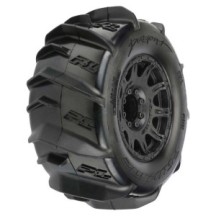 Pro-line 1-8 Dumont F-R 3.8 MT Tires Mounted 17mm Black Raid PRO1019210