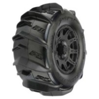 Pro-line 1-8 Dumont F-R 3.8 MT Tires Mounted 17mm Black Raid PRO1019210