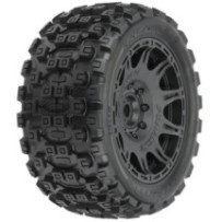 Pro-line Badlands MX57 5.7 Trs MTD Rmvble Hex Blk Raid (2) PRO1019811