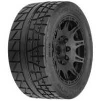 Pro-line 1-6 Menace HP BELTED F-R 5.7 MT Tires Mounted 24mm Blk Raid PRO1020510