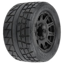 Pro-line 1-8 Menace HP BELTED F-R 3.8 MT Tires Mounted 17mm Black Raid PRO1020610