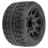 Pro-line 1-8 Menace HP BELTED F-R 3.8 MT Tires Mounted 17mm Black Raid PRO1020610