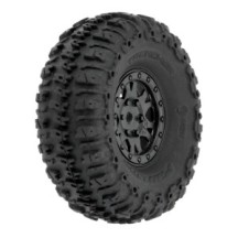 Pro-line 1-24 Trencher F-R 1.0 Tires Mounted 7mm Black Impulse : SCX24 PRO1020910