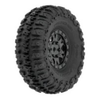 Pro-line 1-24 Trencher F-R 1.0 Tires Mounted 7mm Black Impulse : SCX24 PRO1020910