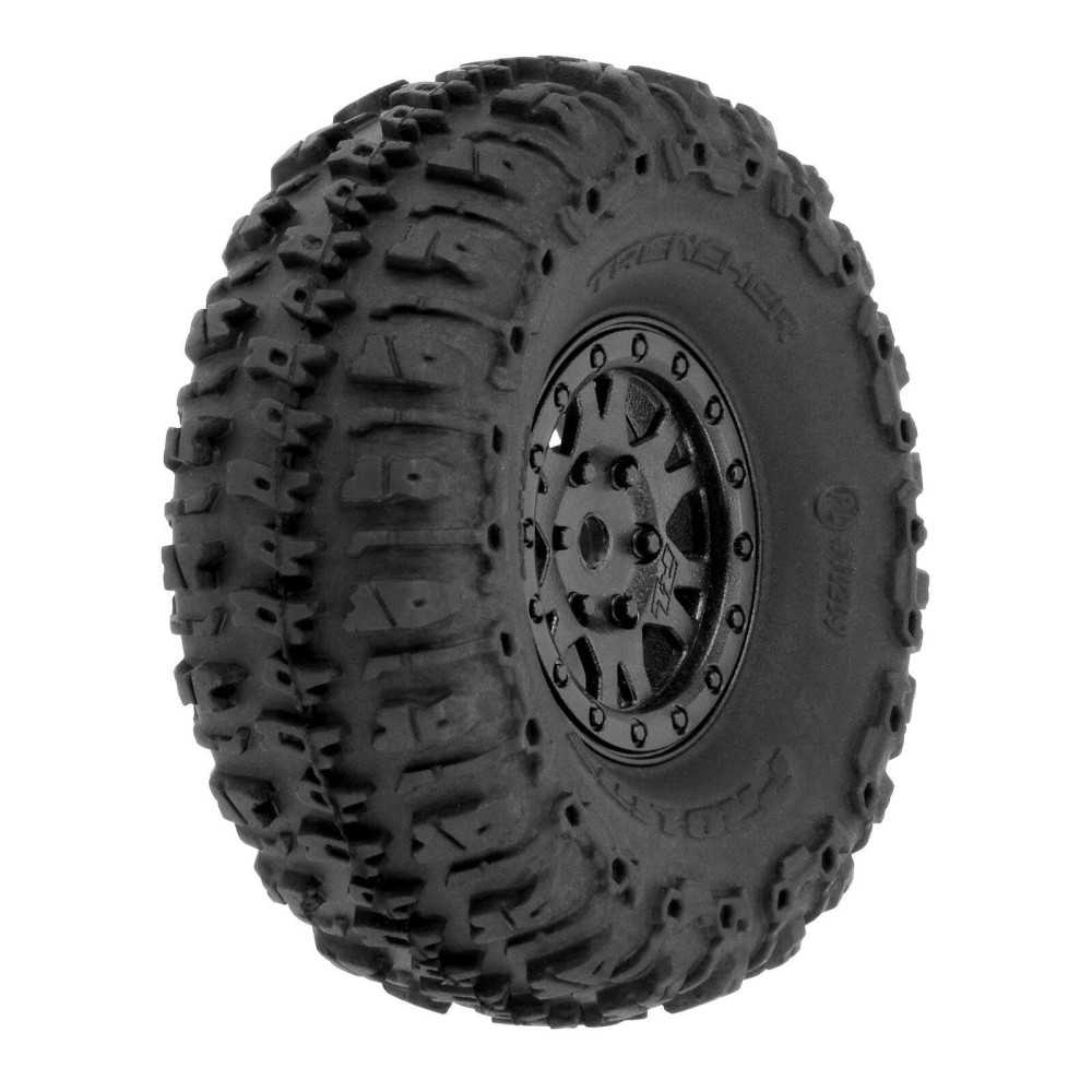Pro-line 1-24 Trencher F-R 1.0 Tires Mounted 7mm Black Impulse : SCX24 PRO1020910 Pro-line 1-24 Trencher F-R 1.0 Tires Mounted 7mm Black Impulse : SCX24 PRO1020910